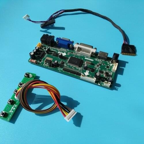 For N134B6-L02 display 1366X768 Panel 13.4" Screen monitor VGA LVDS LCD LED M.NT68676 Controller board kit DVI Audio HDMI DIY