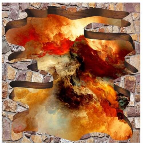 Photo wallpaper mural floor Bathroom 3d wallpaper floor Bathroom Bedroom 3D Floor Home Decoration