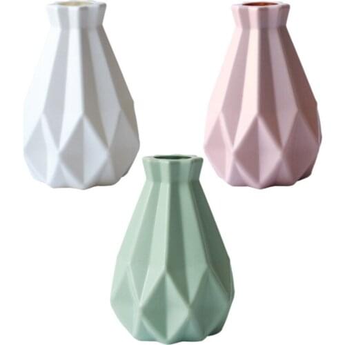 Geometric Vases Modern Minimalist Style Flower Pot Decoration Ornament Gifts For Home Decoration Living Room Table Art Vases
