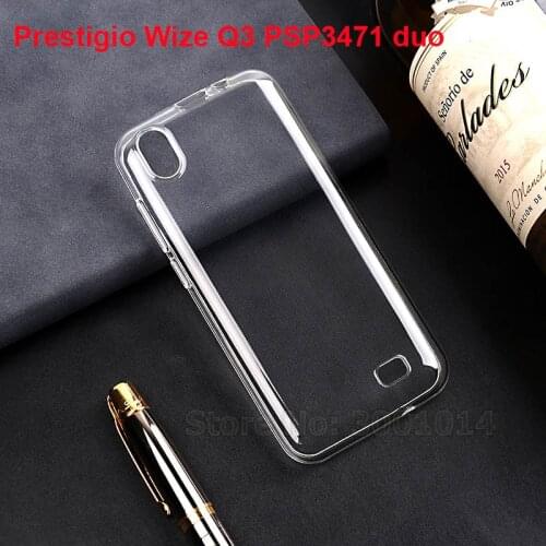 Soft Case For Prestigio Wize Q3 Case Cover Silicone Back Cover Phone Case For Prestigio Wize Q3 psp3471 duo TPU Protective Cover