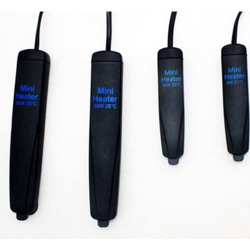 Aquarium Fish HeaterTurtle Tank Automatic Constant Temperature Submerge Heater Mini Heating Rod 8/16/32/50W EU Plug
