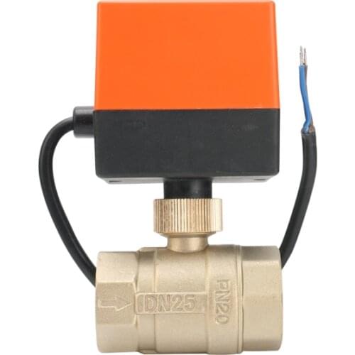 Gogo Normal Electric Ball Valve DN15 DN20 DN25 Brass Motorized Ball Valve Switch type electric two-way valves