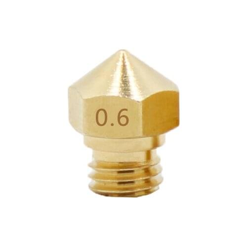 New 1.75mm 0.6 M7 Brass Extruder Nozzle FlashForge Wanhao CTC 3D Printer Parts