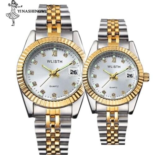 Couple Watch 2020 Mens Watches Top Brand Luxury Quartz Watch Women Clock Ladies Dress Wristwatch Casual lovers Watch Fashion
