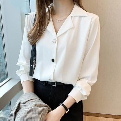 Rosetic White Blouses
