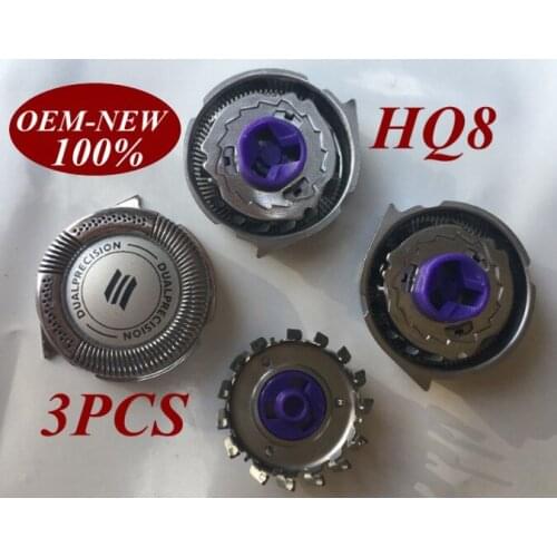 3Pcs HQ8 Replacement Head razor blade for Norelco Philips Shaver HQ6090 HQ8825XL HQ8831XL HQ8845XL HQ8846XL HQ8865XL HQ8867XL