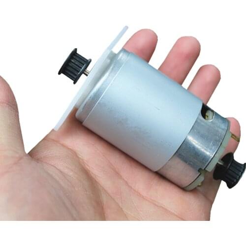 Brand new 555 Permanent Magnet DC Motor Generator 550 motor With MXL synchronization wheel