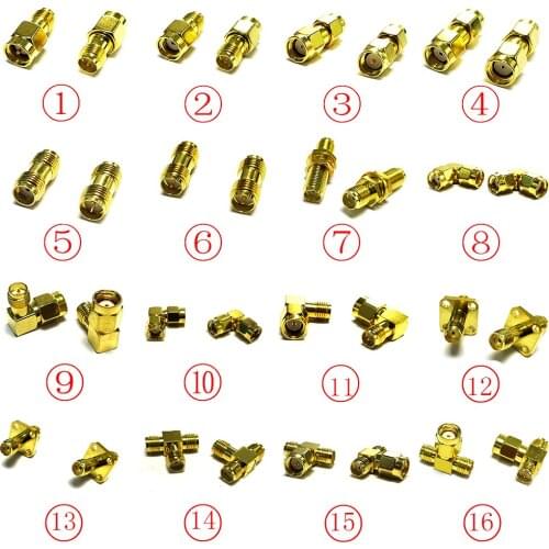 1PC SMA Male Female Plug Jack RF Coax Adapter Convertor Connector Straight Right Angle Goldplated NEW wholesale