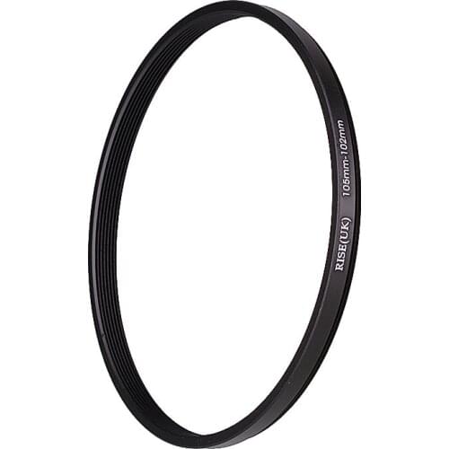 105mm-102mm 105-102mm 105 to 102 Step down Ring Filter Adapter black