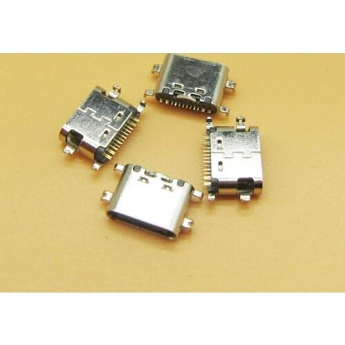 5pcs USB 3.1 Type C Connector 16 Pin Female SMT Tab jack Version Socket For Ulefone Power 5 MTK6763 Octa Core 6.0
