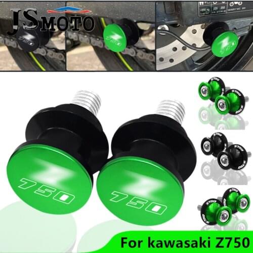 Motorcycle CNC Aluminum Swingarm Spools Stand Screws Slider For KAWASKAI Z650 z650 2017-2020 Z750 Z750R Z750S & Laser Logo