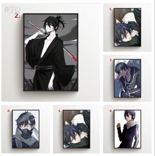 Noragami Yato Anime Posters Wall Poster Canvas Painting Wall Decor Poster Retro Poster Wall Art Picture Room Decor Home Decor