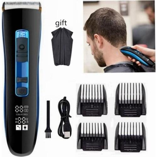 Cordless Professional Hair Clipper USB Electric Hair Trimmer Beard Trimer For Men Rechargeable Hair Cutter Machine