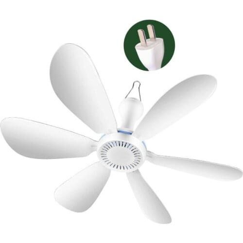 6 Blade 220V Silent Household Dormitory Bed Hanging Fan 20W Electric Ceiling Fan 270B