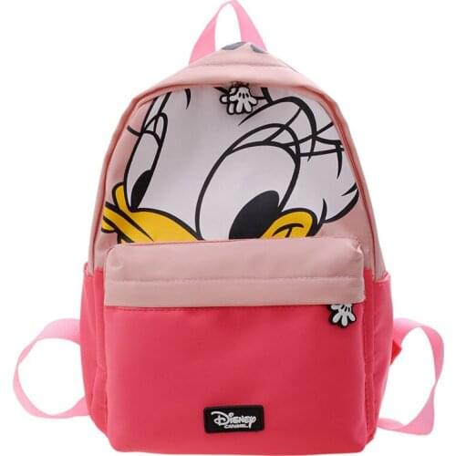 Disney Kindergarten School Bag Cartoon Boy Girl Baby Children Backpack Cute Mickey Minnie Boy Girl Backpack Bookbag Kids Gifts