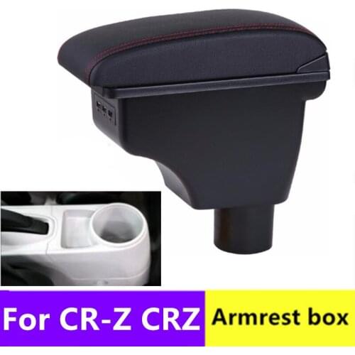 For CR-Z CRZ Armrest box central Store content box cup holder ashtray interior