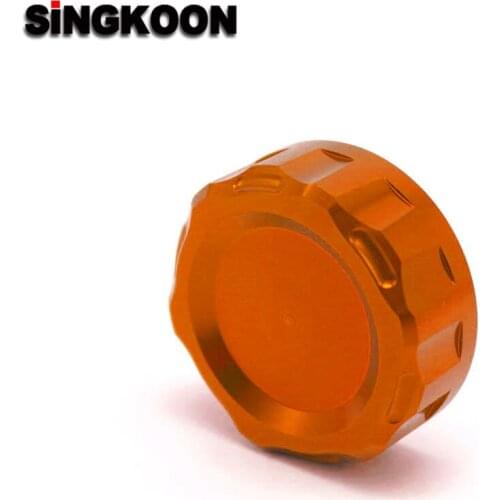 For KTM 1109 RC8/ RC8R 2008 2009 2010 2011 2012 Motorcycle Front Rear Brake Master Cylinder Fluid Reservoir Cover Cap 8 Colors