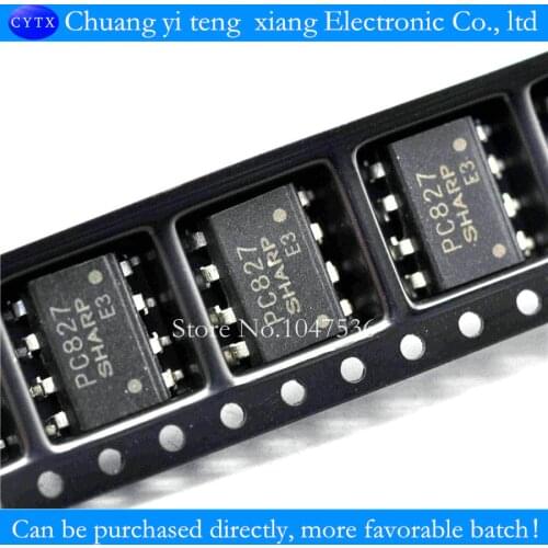 PC827 light coupling patch SOP8 optoisolator photoelectric coupling 10PCS/LOT