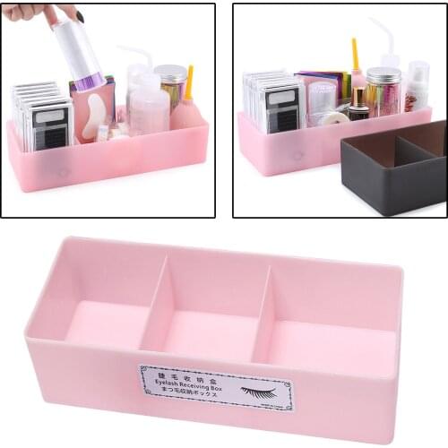 False Eyelashes Eyelash Extension Tool Organizer For Eyelash Extension Tweezer Case Makeup Tools Box Large Eyelash Storage Case