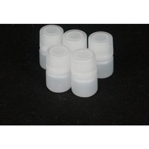 Lot5 5ml-500ml White PP Plastic Cylindrical Chemical Container Reagent Bottle