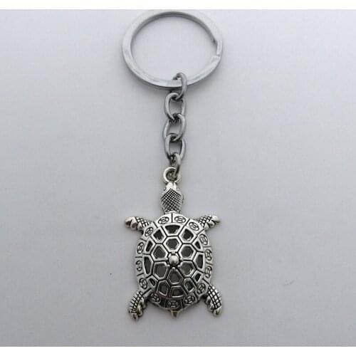 2020 new hollow turtle pendant keychain alloy jewelry key chain pendant diy jewelry keychain