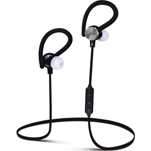 New Bluetooth earphone Sports Wireless Bluetooth Earphone Stereo Earbuds Bass Headsets with Mic In-Ear for iPhone7 6s Samrtphone