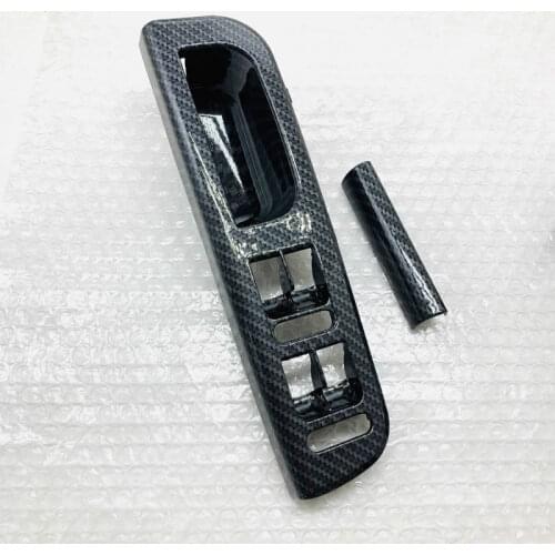 Window Switch Bezel Door Carbon Fiber Panel Bracket Handle Trim for VW Volkswagen Jetta Golf MK4 Passat B5