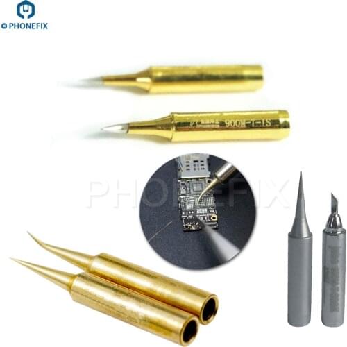 PHONEFIX Precision Jumper Wire Soldering Iron Tip Sharp Angle Head Solder Iron for iPhone Repair Motherboard Soldering Tools