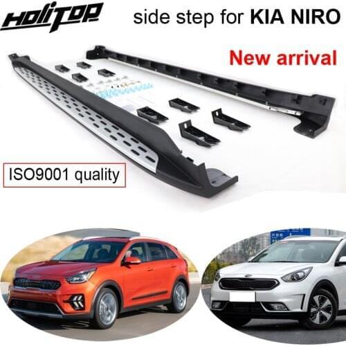 New arrival running board side step nerf bar for KIA NIRO 2017 2018 2019 2020,excellent aluminum alloy,special price promotion