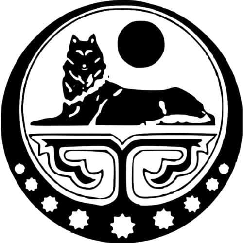 Funny Wolf Car Stickers Decorative Portable Waterproof Decals Pvcpersonality Suitcase Truck Motorcycle Accessories15cm*15cm