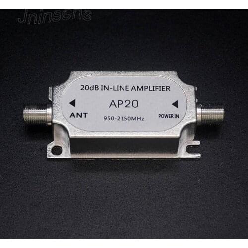 Satellite Inline Amplifier With Up To 20dB Signal Booster strengthen for Dish Network Antenna all satellite applications