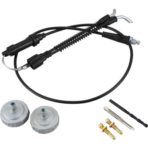Tors Delete Removal Eliminator Kit for Yamaha Banshee Throttle Cable Caps Idle Screws