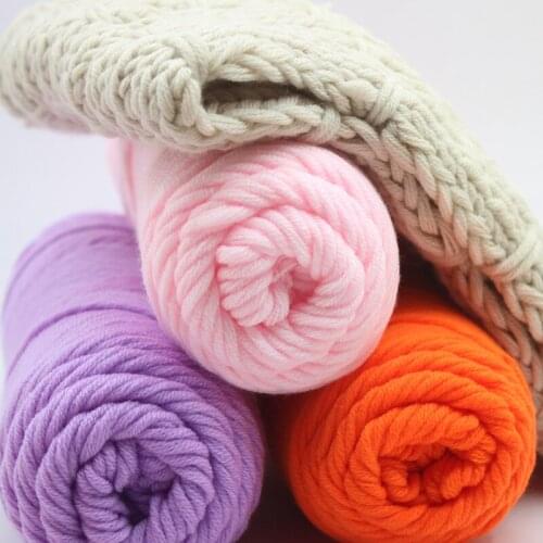 Knitting Wool Yarn Cotton Yarn Hand-Woven Thread For Weaving Suit For Knitted Scarf And DIY Doll TJ1659