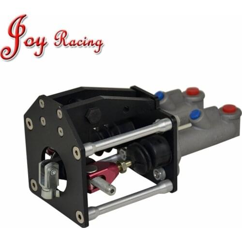 High Quality 0.625“/0.7"/0.75“ Dual Master cylinder Aluminum Billet Floor Mounted Brake Pedal Box for BMW Modificated car