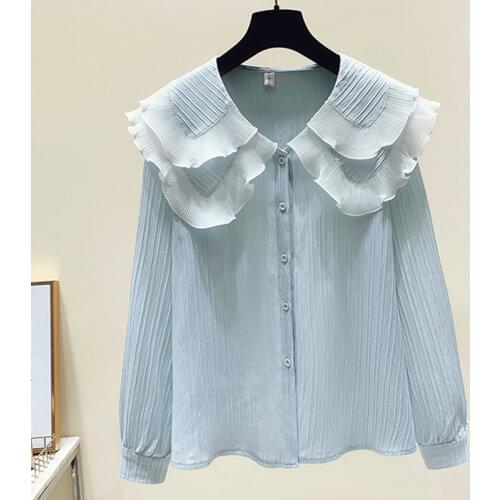 YATWAVS Collar Blouses