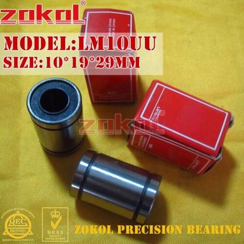ZOKOL LM10 UU bearing LM10UU linear motion bearing 10*19*29mm