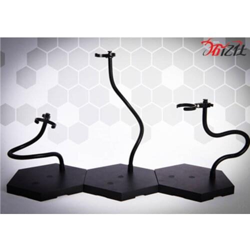 1/6 1/12 Figure Stand Black Universal Bracket Snake Bone Bracket Posable Stand Fit 1/6 1/9 1/12 Action Figure Dolls In Stock