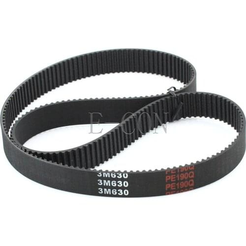 1pcs/5pcs 630-3M HTD Timing Belt 210 Teeth Cogged Rubber Geared Closed Loop 10mm/15mm/20mm Wide