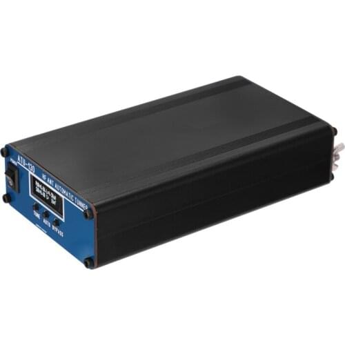 120W Shortwave Automatic Antenna Tuner with HF32 10A HF33 5A Relays AT130-1 1.9-54MHz Mini Automatic Tuner Radio Device