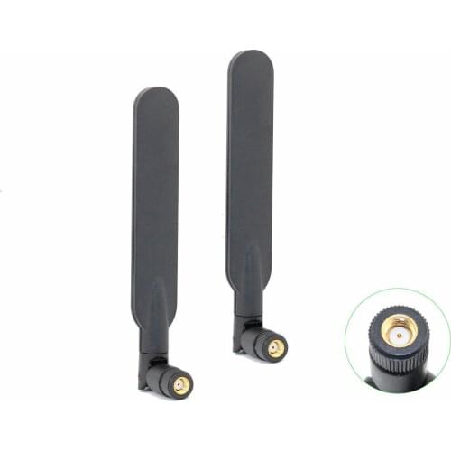 2pcs 6dBi Dual Band WiFi RP-SMA Antenna 2.4GHz 5GHz 5.8GHz Amped Wireless Router