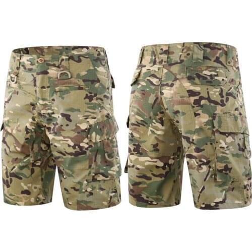 2021 Combat Tactical Shorts Outdoor Training Shorts Quick Drying Army Military Hunting Camo Workout Clothing Paintball Camping