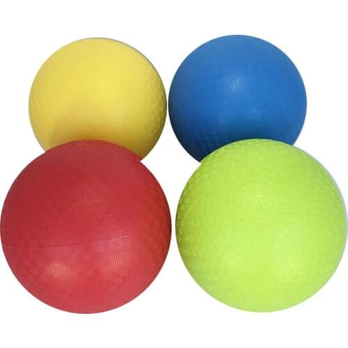 25cm Bright Color PVC Inflatable Playground Ball Garden School Sports Game Toy New