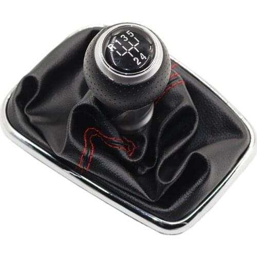 5/6 Speed 12mm Gear Shift Knob Lever Shifter Gaiter Boot For Volkswagen VW Golf 4 IV MK4 GTI R32 Bora Jetta 1999-2004