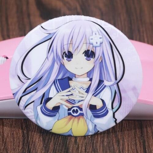 FFFPIN 5.8cm Japan Brooch Cute Game Pin Hyperdimension Neptunia Breastpin Badge Coin Icon Ornament for Cloth Backpack Schoolbag