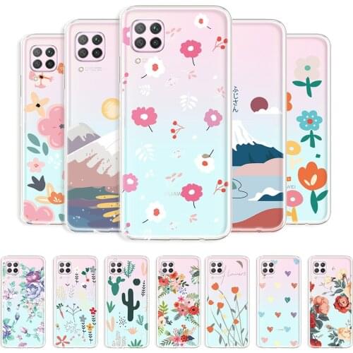 For Huawei P40 Lite Case Clear TPU Cover For Huawei P40 Lite E Transparent Shockproof Case For Huawei P40 Lite 4G 5G Phone Coque