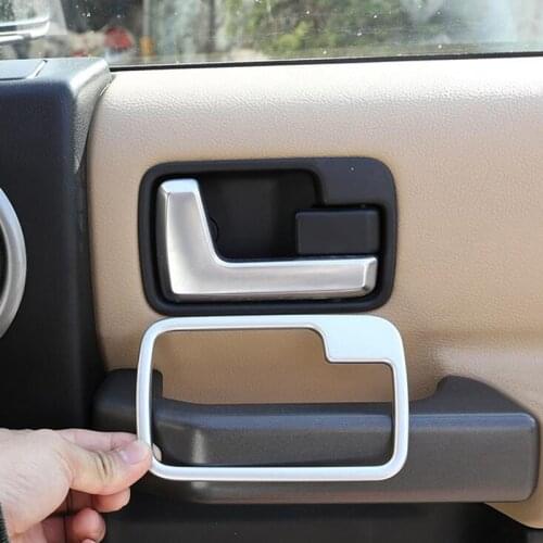 For Landrover Discovery 3 LR3 2004 2005 2006 2007 2008 2009 ABS Car Interior Door Handle Bowl Cover Trim Sticker Car Accessories