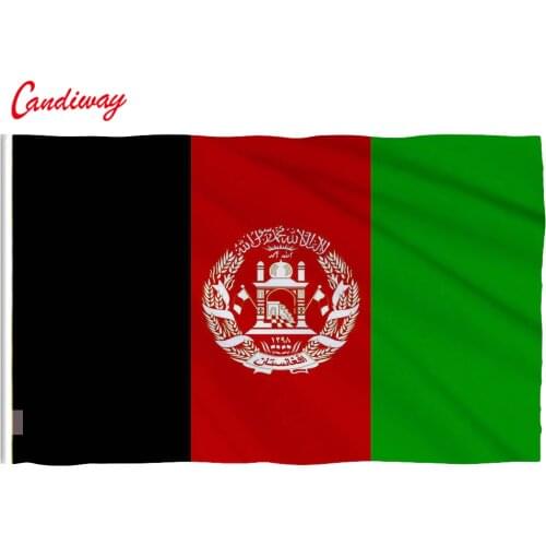 Afghanistan Flag 3x5 ft Banner Afghan Afghani Kabul 90*150cm Hanging Office/Activity/parade/Festival/Home Decoration NN074