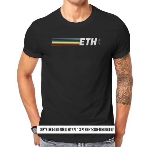 Cryptocurrency Crypto Miner Ethereum Prism Rainbow T Shirt Adults Big Size Cotton Men Clothes Harajuku Crew Neck Tee Shirt