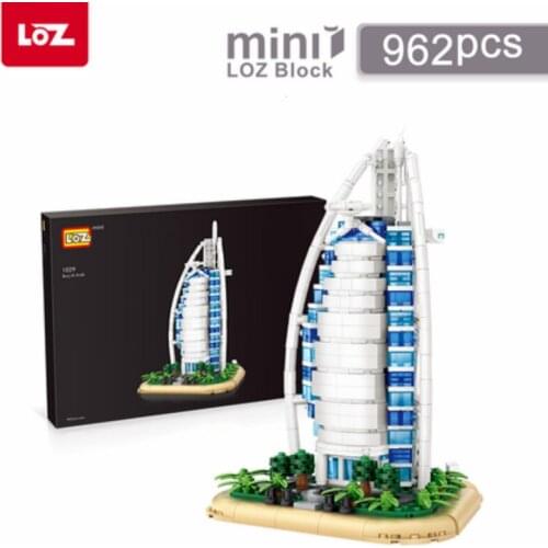 LOZ MINI Building Blocks World Famous Classic Architecture 962pcs collection gifts for kids diy exhibition toy 1029