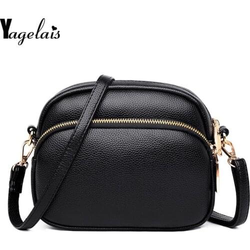 New Arrival Fashion Messenger Bag Ladies 2019 High Capacity Shoulder Bag Handbag PU Leather Ladies Small Messenger Bag